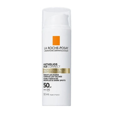 La Roche-Posay Anthelios Age Correct SPF50 50ml – Αντηλιακή Κρέμα για Αντιγήρανση και Διόρθωση Κηλίδων